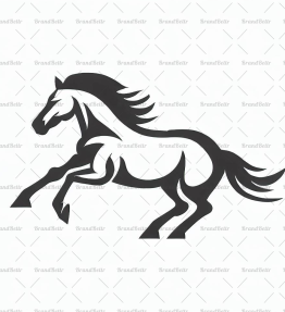 Galoppierendes Pferd